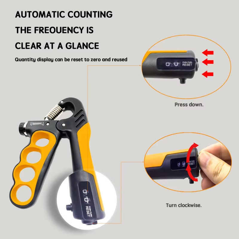 GripMaster Premium™ 5–100KG – Entrenador de Fuerza de Manos y Muñecas con Agarre Mejorado